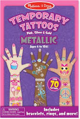 metallic temporary tattoos - Melissa and Doug