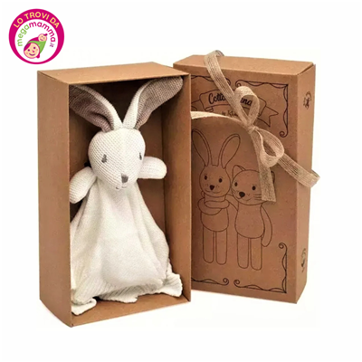 Doudou Coniglio in Cotone 25 cm - Kiokids