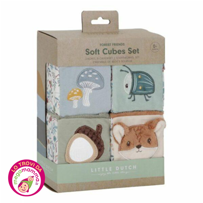 Set di cubi forest friend - Little dutch