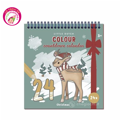 Calendario Avvento da Colorare - Little Dutch